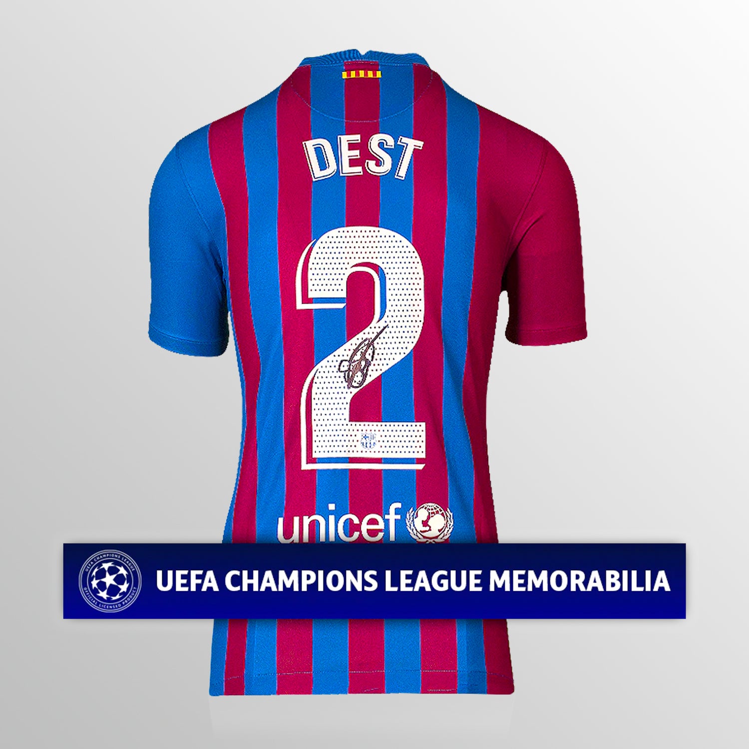 UEFA Champions League Signed Shirts