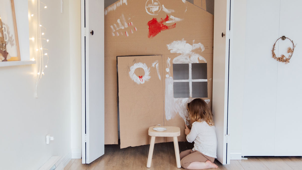 toddler painting