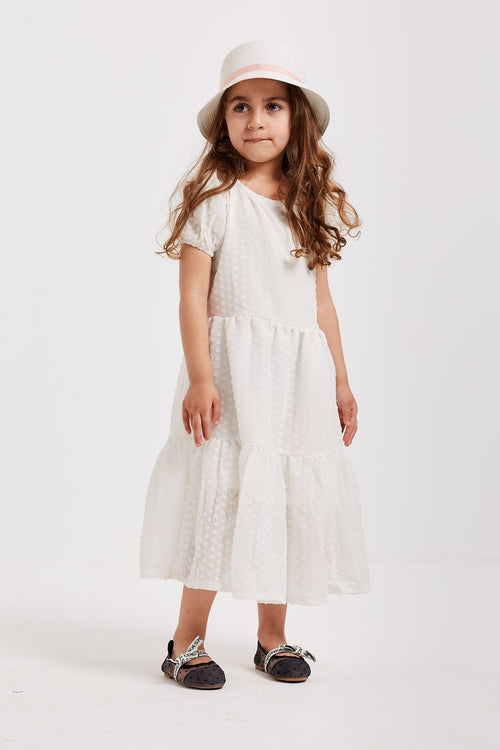 CHIFFON TIERED DRESS