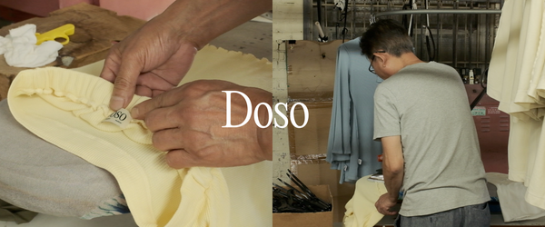 Doso Los Angeles sustainable fashion made local in a small family factory