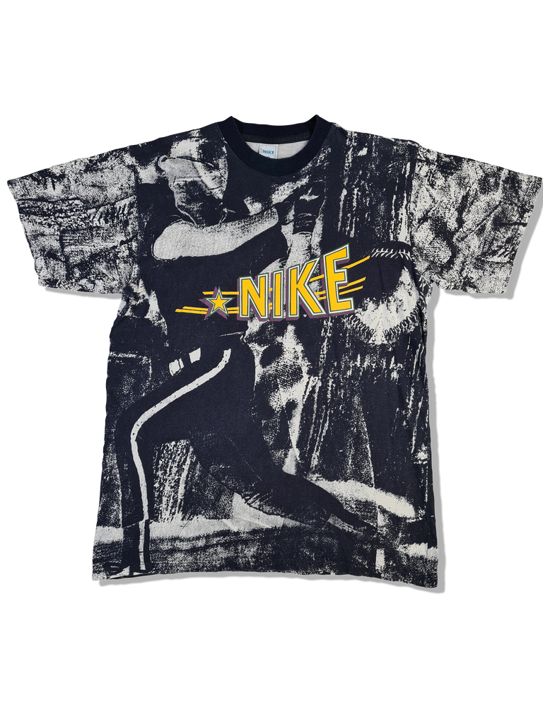 erosión realce Artes literarias Rare! Vintage Nike Shirt CideSport All Over Print Baseball Made In Spa –  RareRags