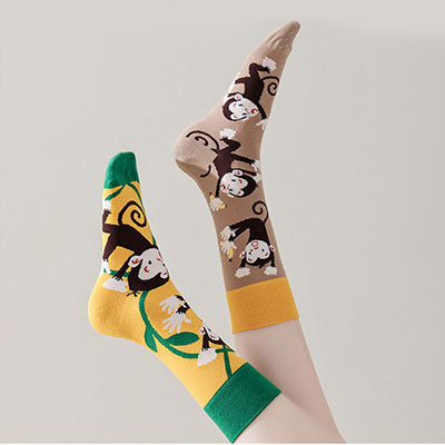 Cute Monkey Socks