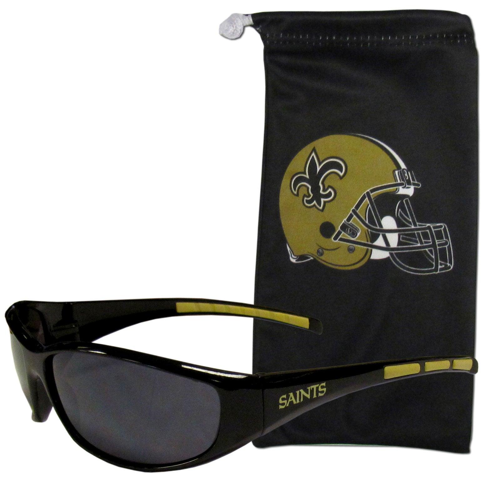 New Orleans Saints Sunglass and Bag Set