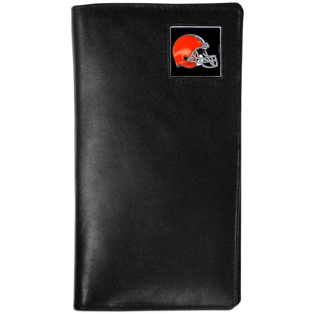 Cleveland Browns Leather Checkbook Cover