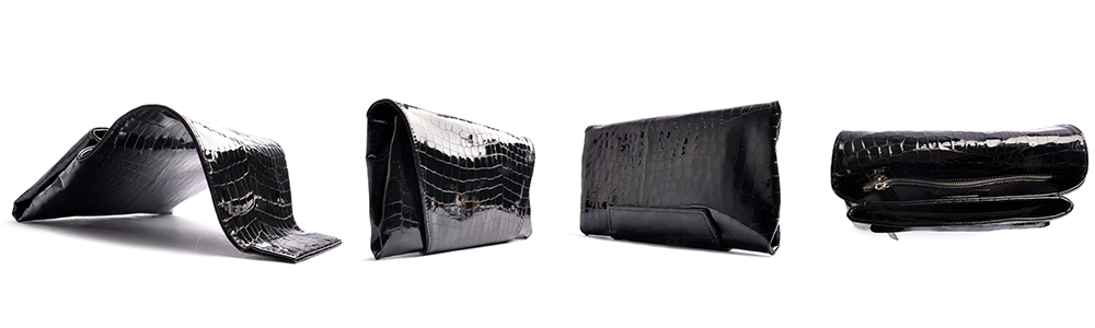 envelope clutch black ostwald