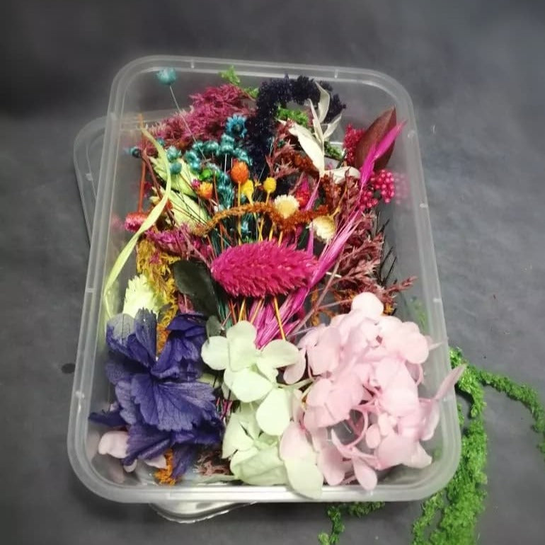 1 Caixa de flores secas para aromaterapia vela resina epóxi pingente c –  martacraft