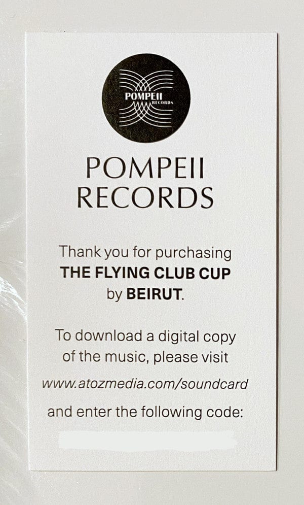 Beirut - The Flying Club Cup (LP) – Further Records