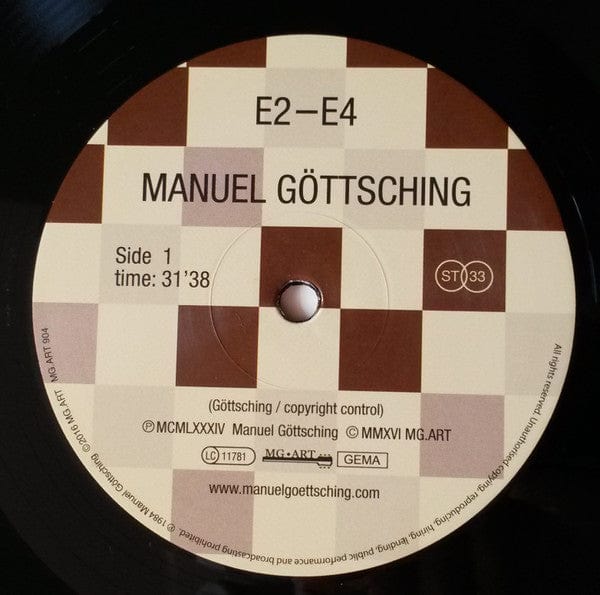 偉大な Manuel Gottsching E2-E4 レコード LP プログレ