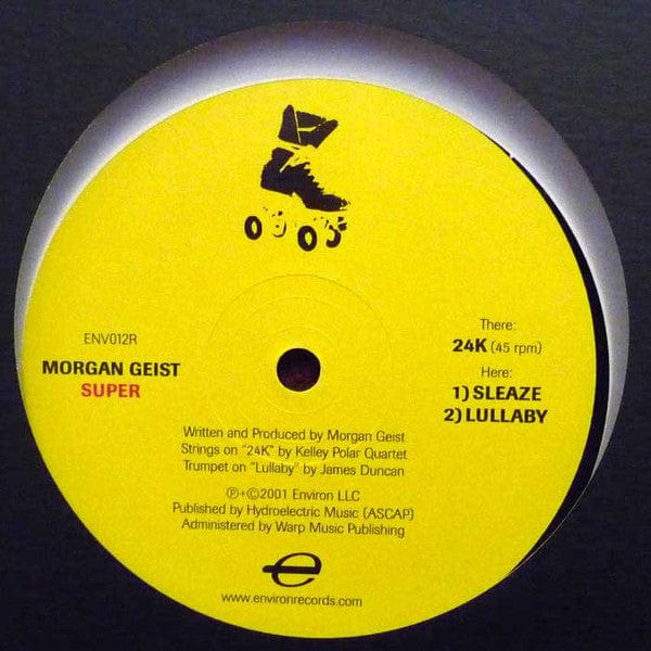 Morgan Geist - Super (12") Environ Vinyl