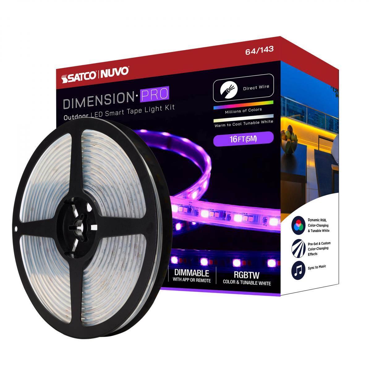 24V Best Outdoor LED Strip Lights, 5M Waterproof LED Tape