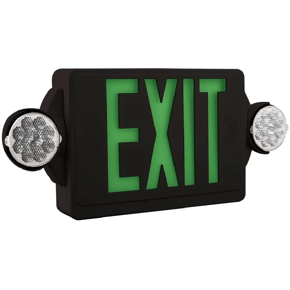 Lithonia Lighting RD M6 ECRG LED Emergency Light/Exit Combo Red/Green