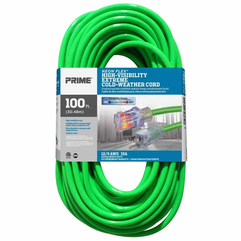 Flexzilla Pro Extension Cord 12/3 AWG SJTW 100' FZ512835