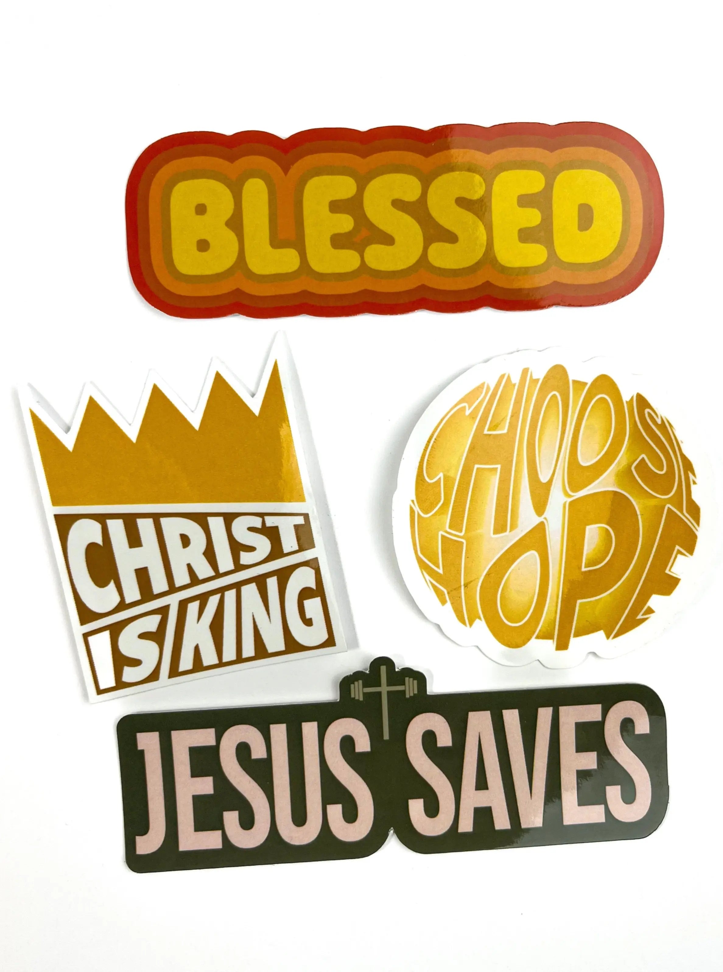 Jesus Saves Sticker Pack HolStrength