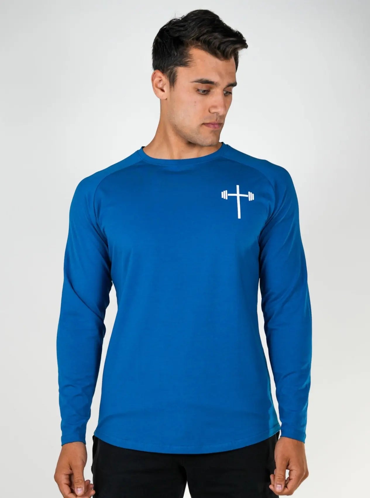 Long Sleeve Performance Tee - Blue HolStrength