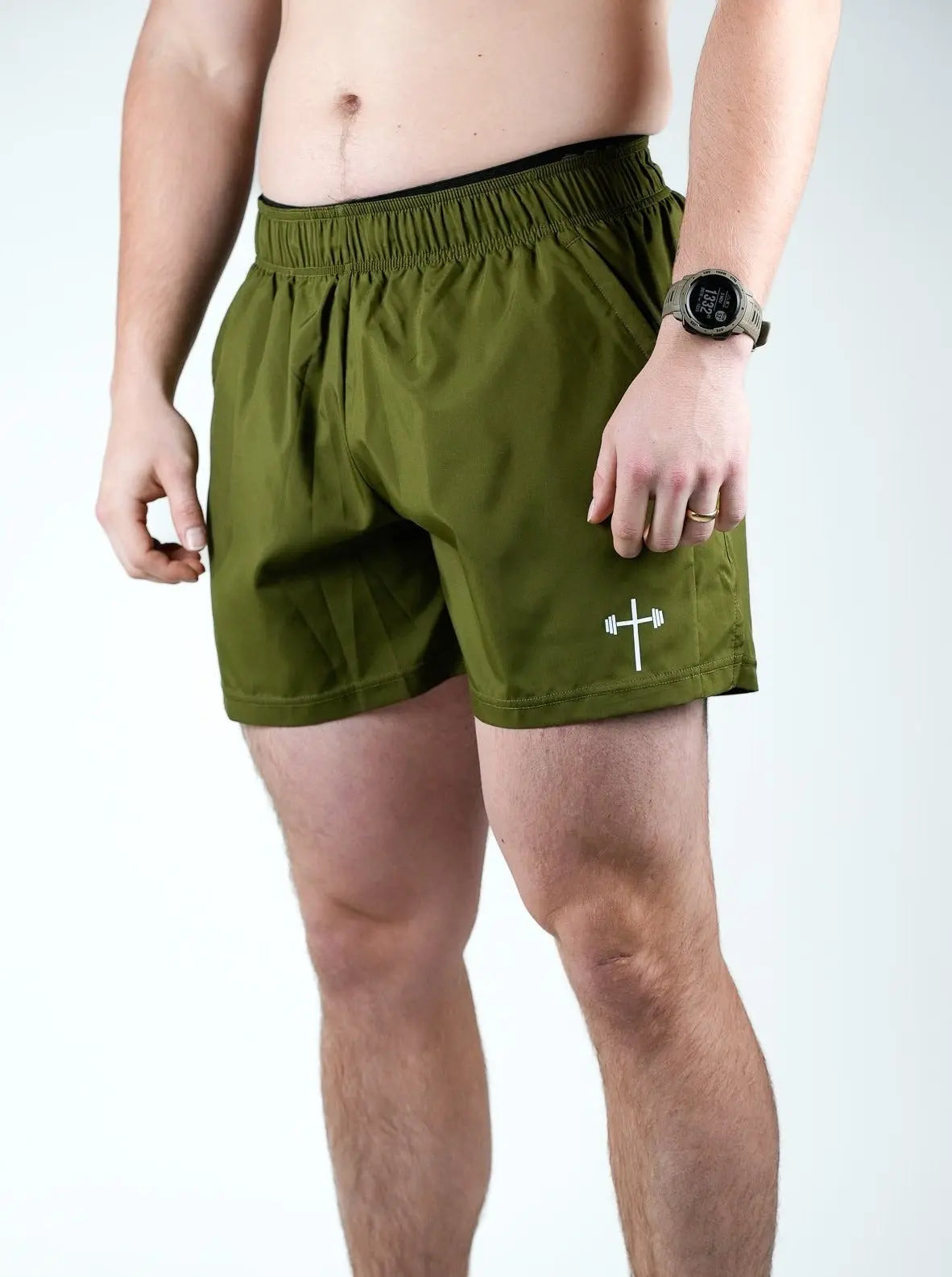 Running Shorts 5" - Army Green HolStrength