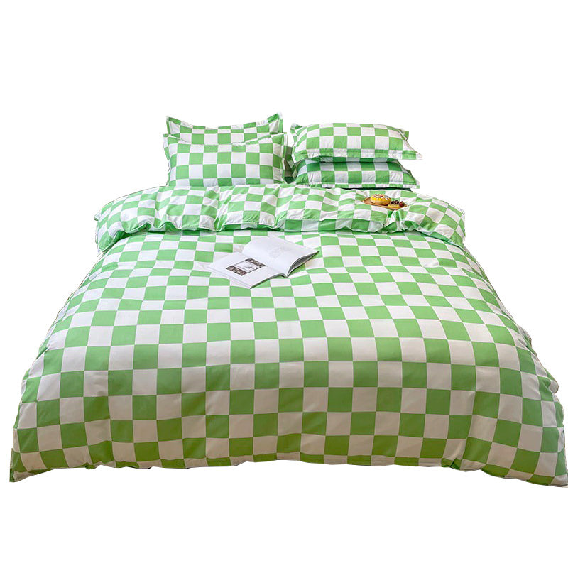 Pastel Dogtooth Check Bedding Set