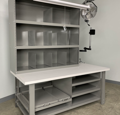 Workstation designed and built for Carhartt