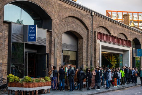 Dishoom queue at Coal Drops Yard, King's Cross