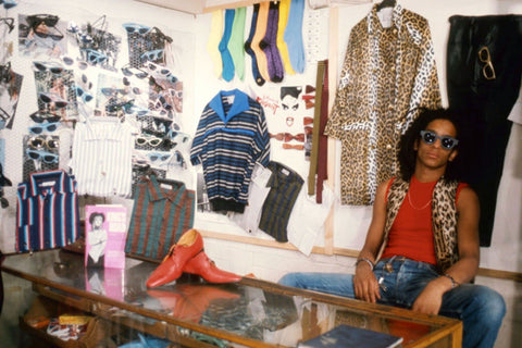 DJ Don Letts in Acme Attractions - King's Road, Chelsea 1975