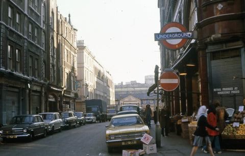 Covent Garden in 1974 - Image Sourced from HackneyCyclist on Twitter