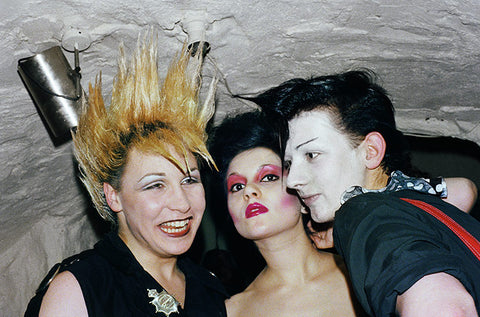 Marilyn, Princess Julia and Boy George at Billy's Club in Soho