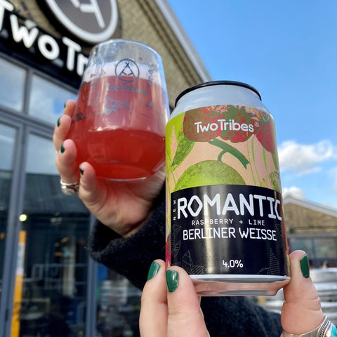 Two Tribes New Romantic Raspberry and Lime Berliner Weisse