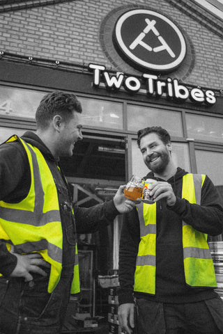 Stirling Mitchell and Dom Lorberg - Brewers at Two Tribes Brewery, King's Cross