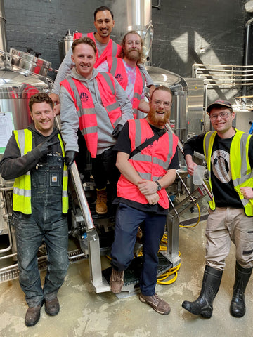 Voices Radio All-Stars Brew their first beer at Two Tribes Brewery, King's Cross London