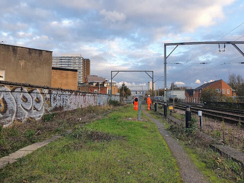 Disused railway in 2022, site of proposed Camden Highline