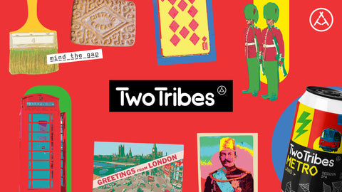 Two Tribes Metro Land Collage art