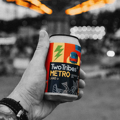 Two Tribes Metro Land Session IPA at We Out Here Festival, 2022