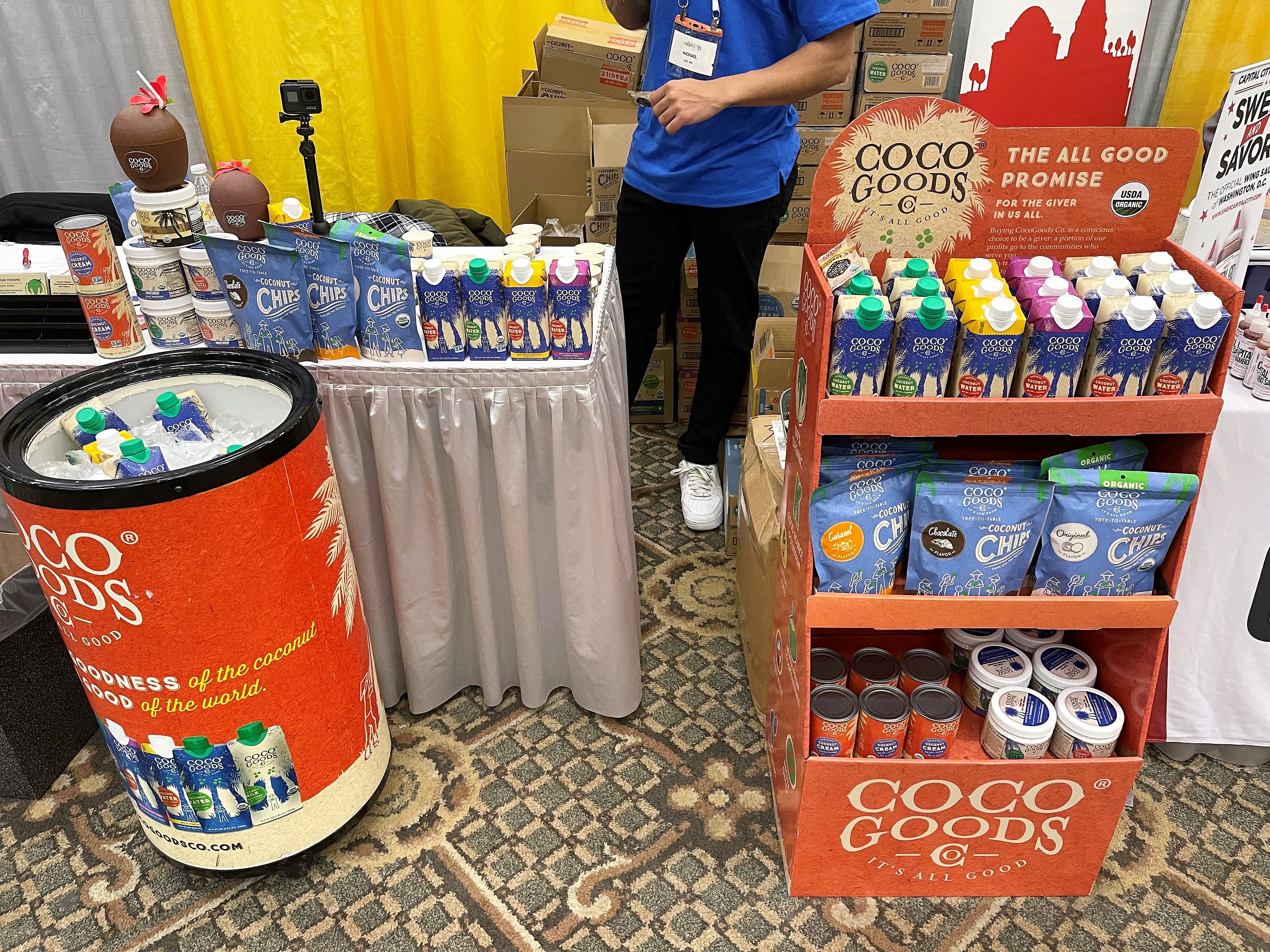 CocoGoods booth at Chexpo '22