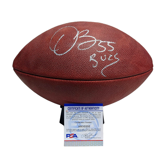 Emmitt Smith and Michael Irvin Dallas Cowboys Autographed Wilson Duke Full  Color Football with HOF Inscriptions