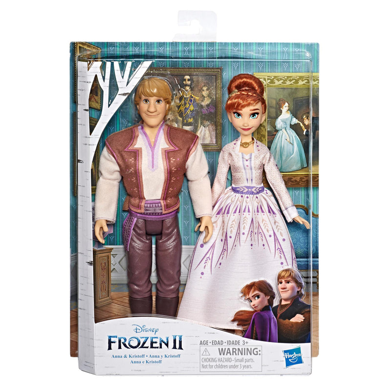 frozen 2 anna and kristoff doll set