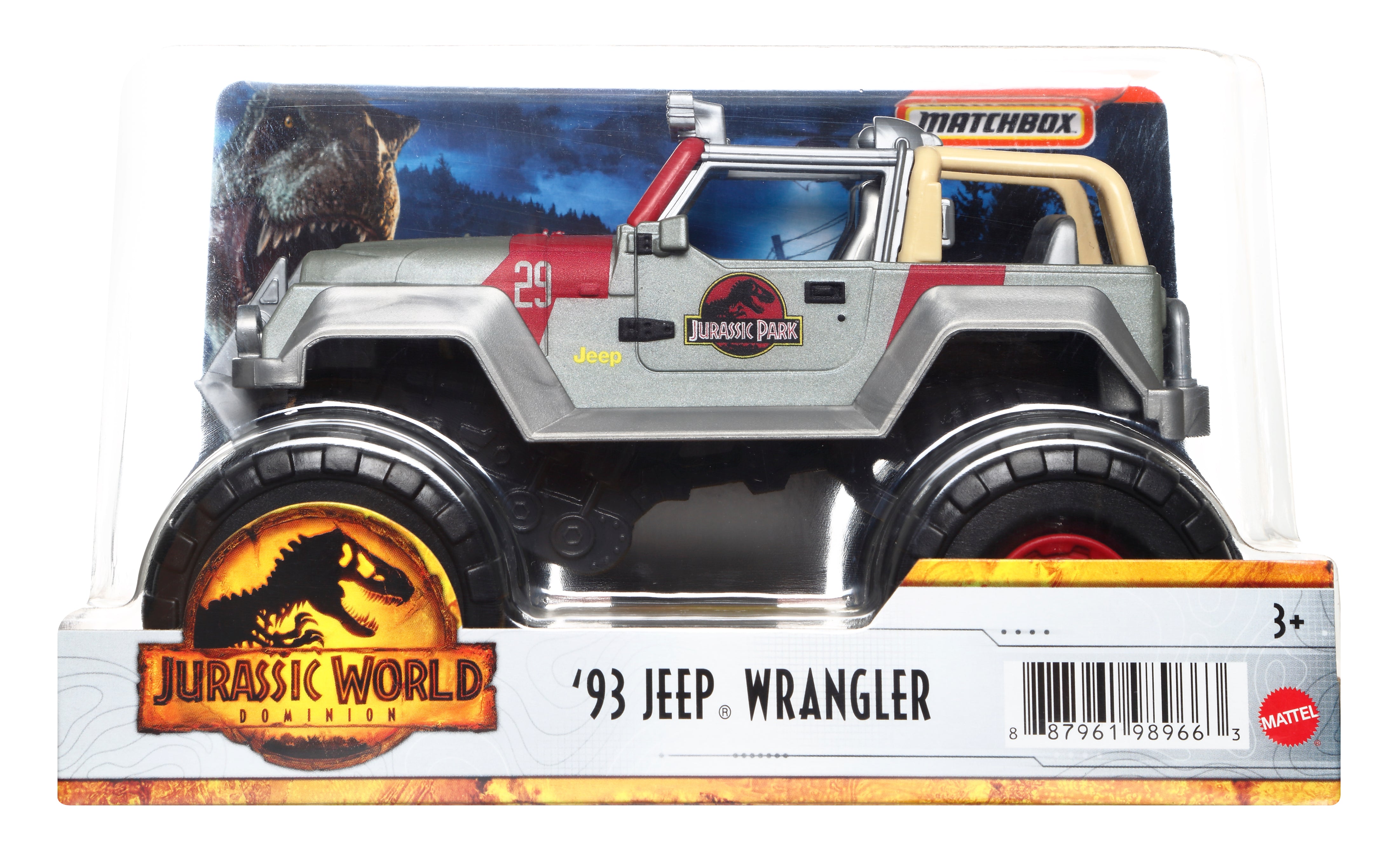 Matchbox® Jurassic World 1:24 93 Jeep® Wrangler – Toyopolis