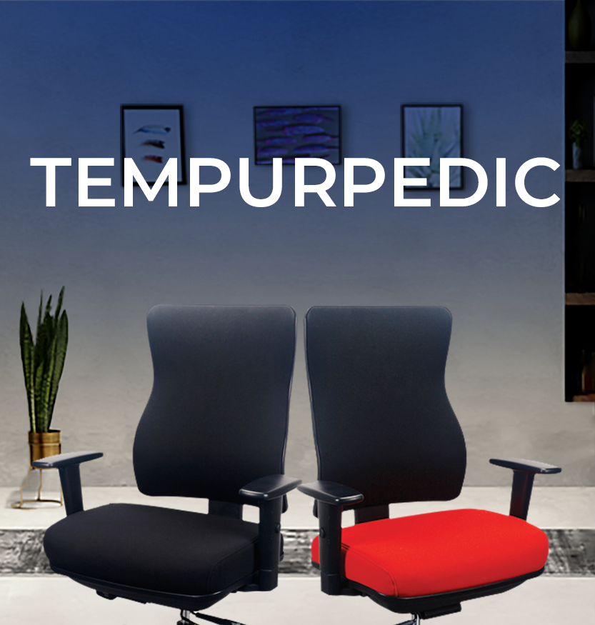 Tempur-pedic Travel Lumbar Cushion With Fabric Cover Black