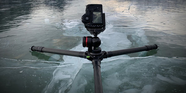 PMG tripods in ice