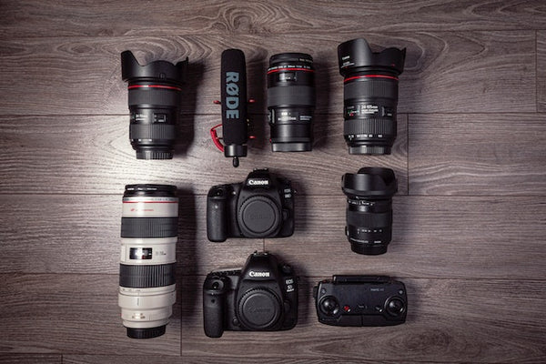 Canon camera and lenses