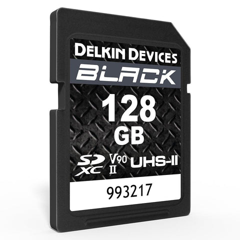 Delkin Devices 128GB BLACK UHS-II SDXC Memory Card