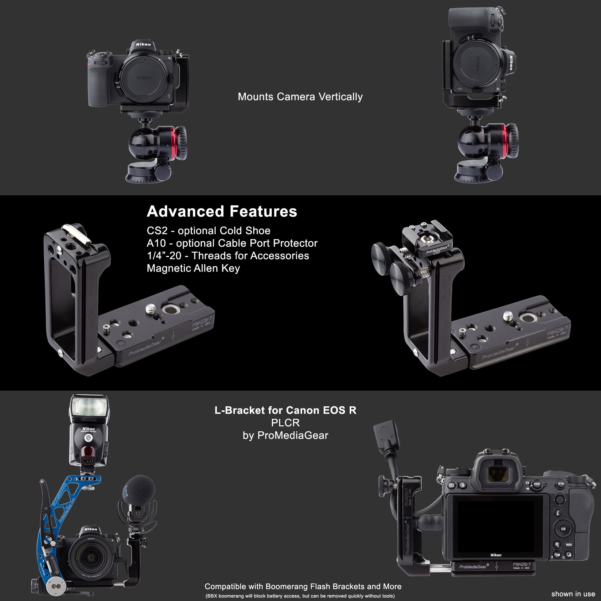 L-Bracket L-Plate Nikon Z6 & Z7 & FTZ