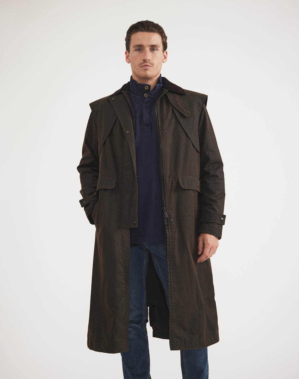 Heavy Weight Oilskin Riding Coat | RB Sellars