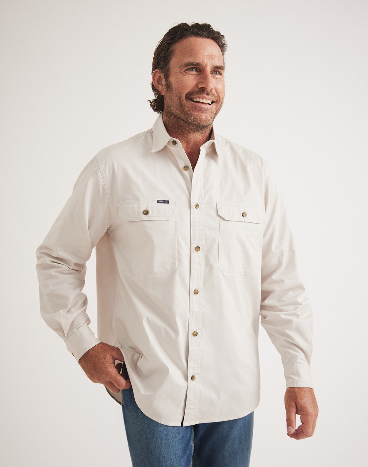 Burton Workshirt - Full Button Long Sleeve Mid Weight | RB Sellars