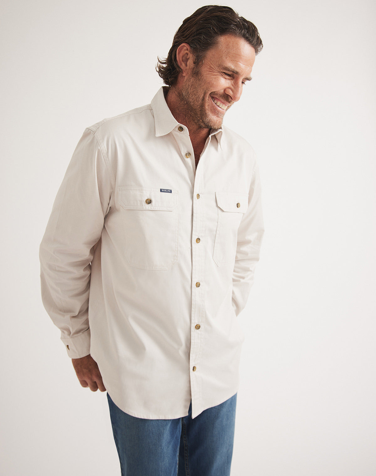 Burton Workshirt - Full Button Long Sleeve Mid Weight | RB Sellars