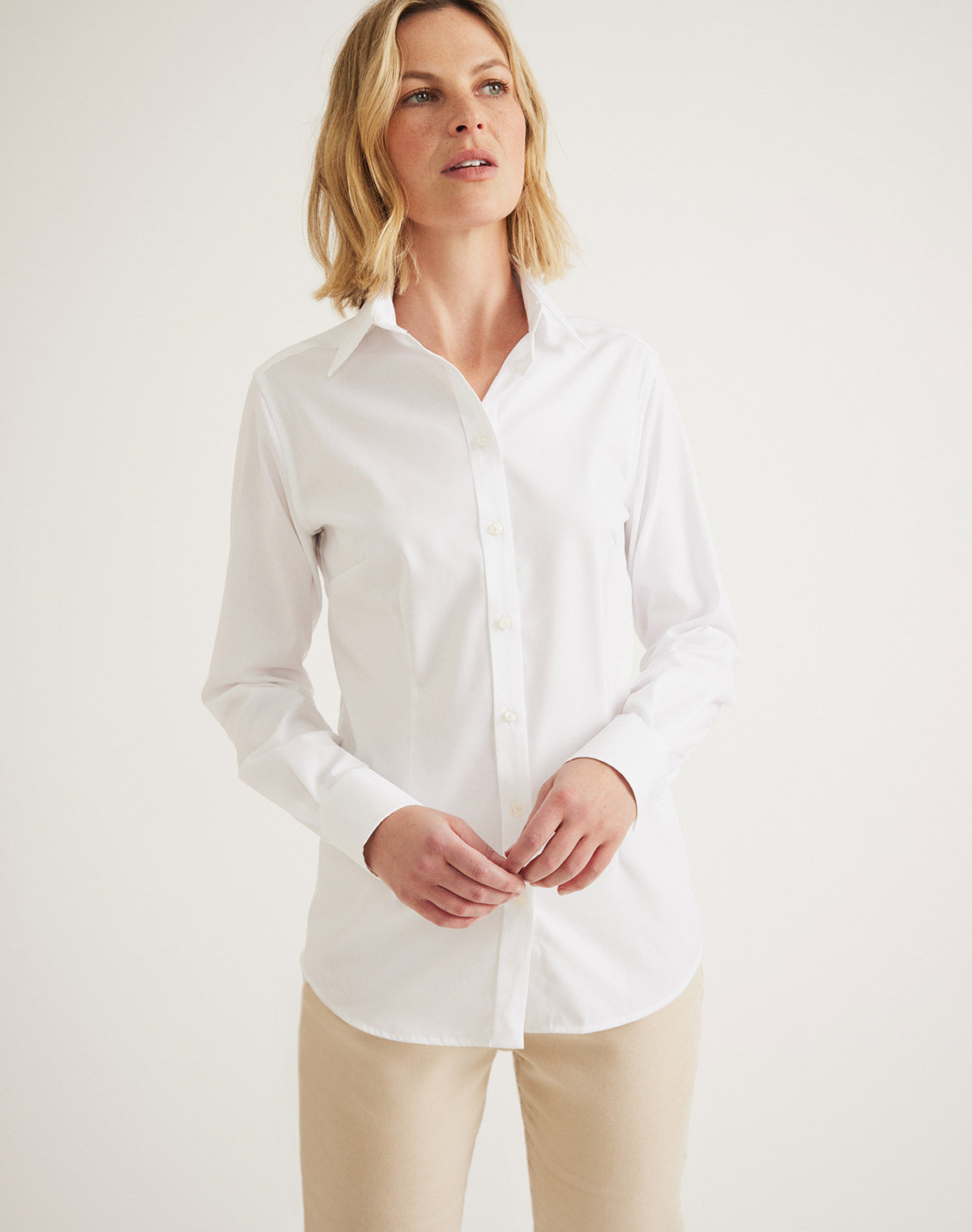 Pearl Long Sleeve Shirt - Oxford | RB Sellars