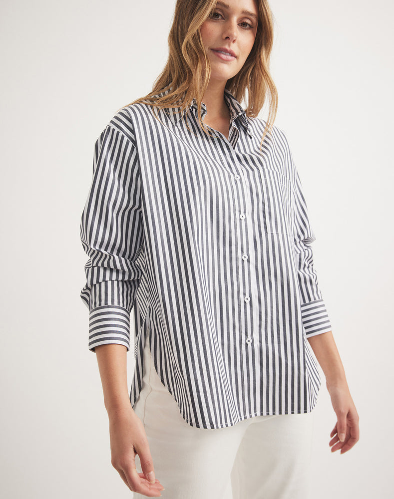 Stripe Poplin Shirt | RB Sellars
