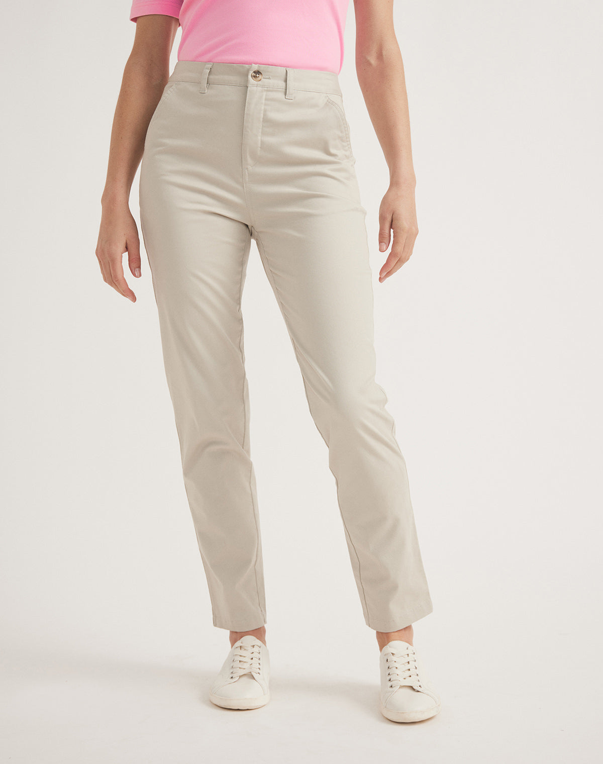 Polo Ralph Lauren high-waisted Tapered Cotton Trousers - Farfetch