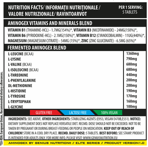 aminoacizi genius nutrition