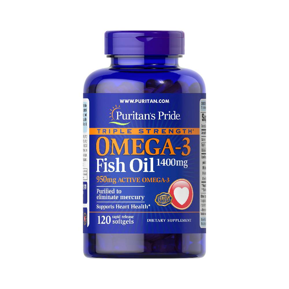 omega 3 cu ulei de peste beneficii Omega-3 Ulei de peste 1400mg, 120 capsule, Puritan's Pride, Acizi grasi Omega 3 - Nutriland