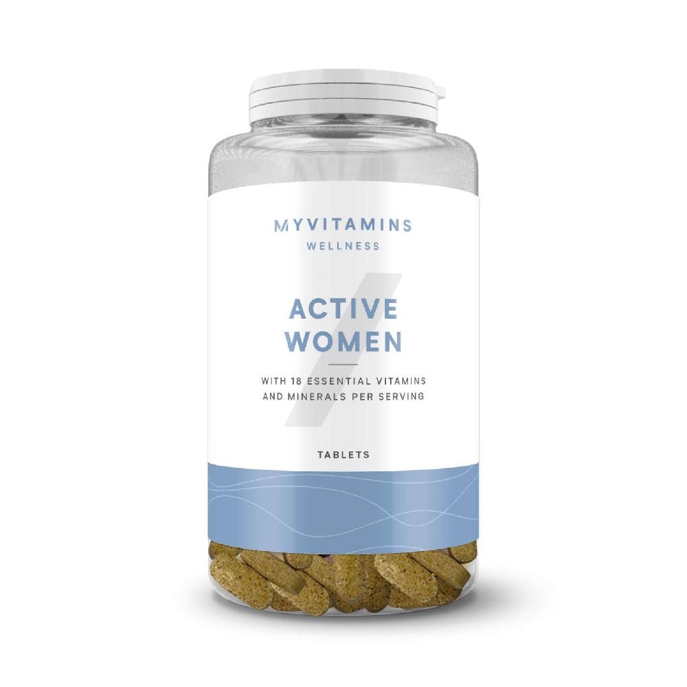 vitamine pentru femei peste 40 de ani Active Women, 120 tablete, Myvitamins, Complex de vitamine si minerale pentru femei - Nutriland