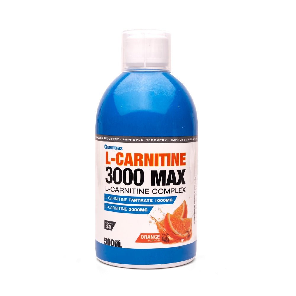 pastile pentru arderea grasimilor de pe burta L-carnitina 3000 Max, 500ml, Quamtrax, Supliment pentru arderea grasimilor - Nutriland Lemon